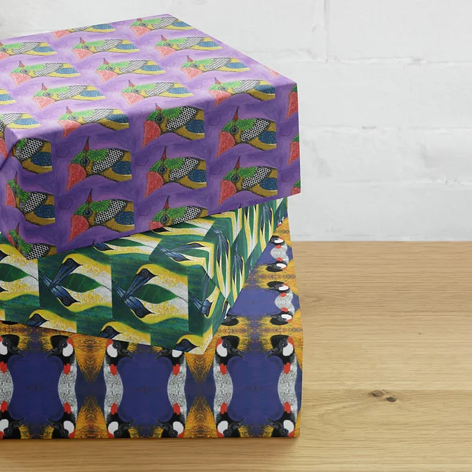 3 Sheets of Holiday Wrapping Paper