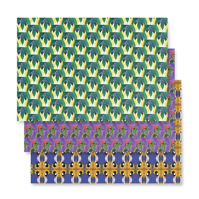 3 Sheets of Holiday Wrapping Paper