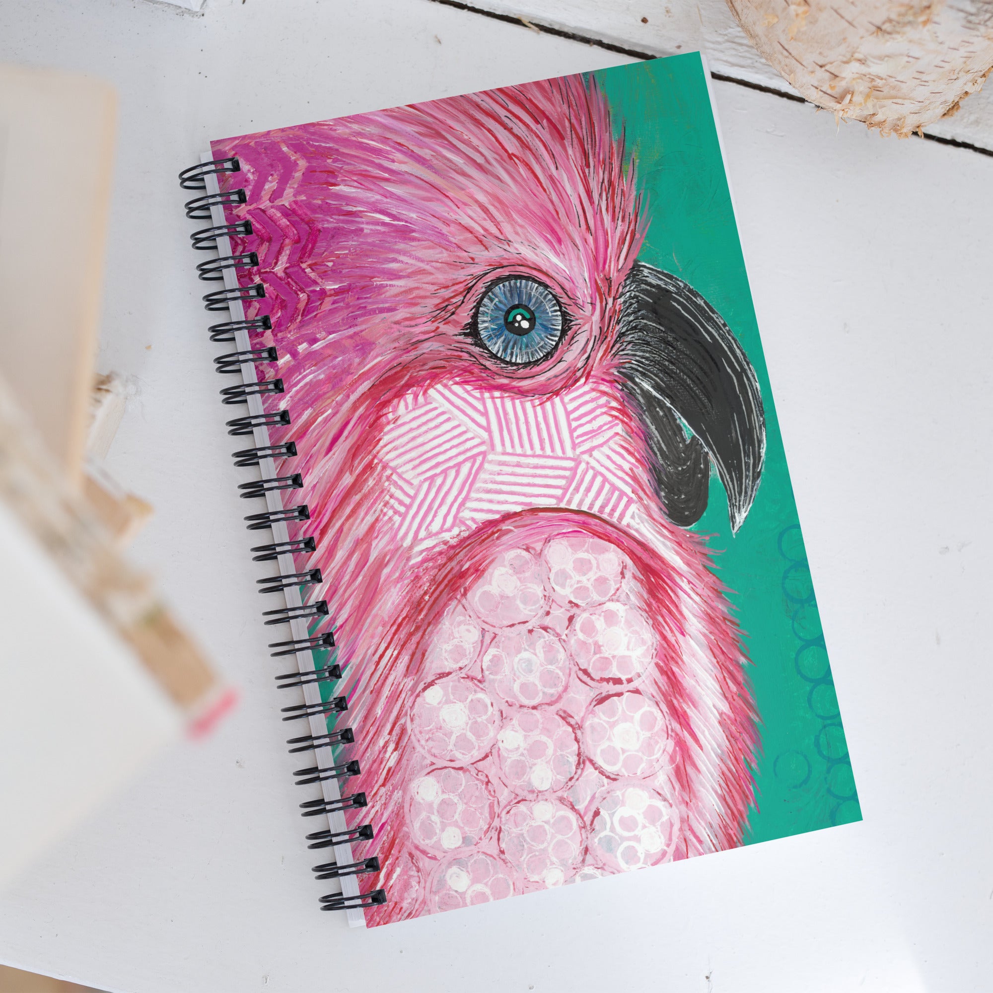 Feather Locklear Spiral Notebook